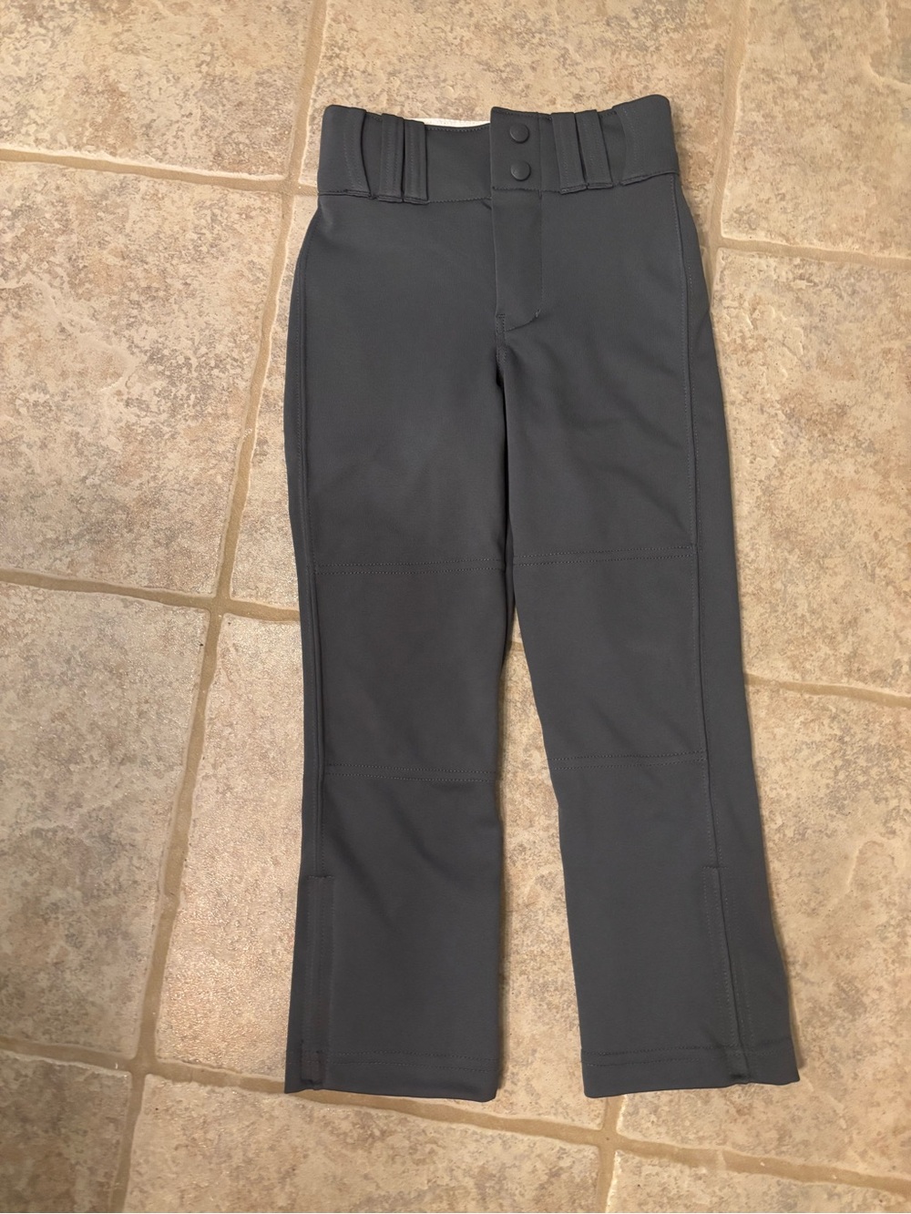 Kids Gray Champro Baseball Pants (2) youth XS